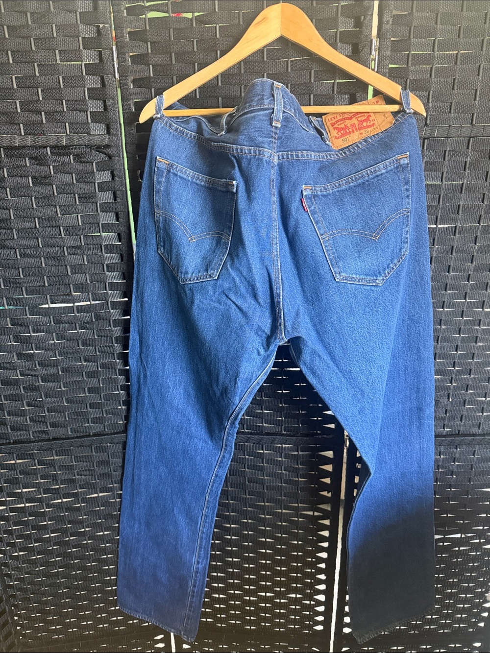 Levi's Dark Blue Relaxed Men's Jeans 501